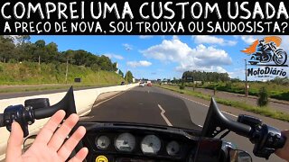 Comprei uma CUSTOM USADA a preço de NOVA, sou trouxa ou saudosista? Custom Day & Sorteio