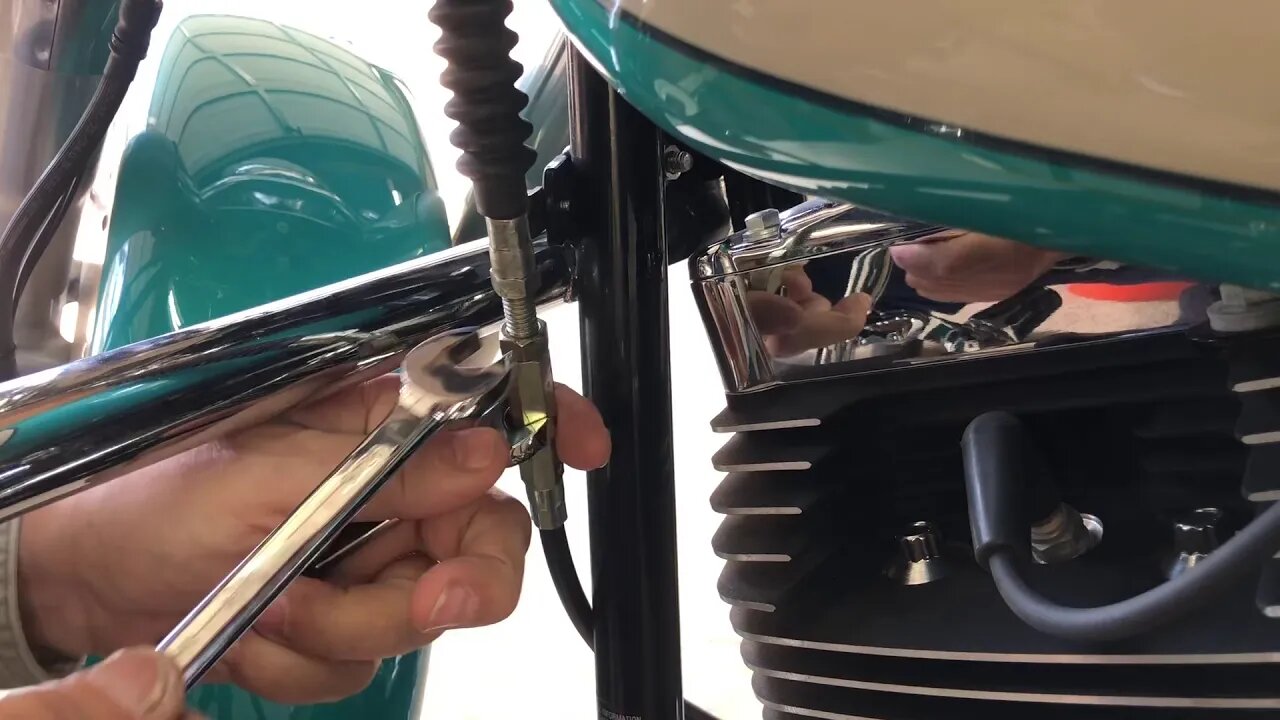 Harley Davidson, internal clutch adjustment.