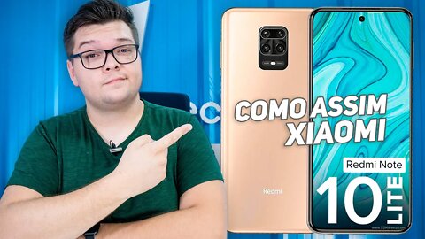 Redmi Note 10 LITE Lançado pela XIAOMI com CARA DE SMARTPHONE ANTIGO! COMO ASSIM?