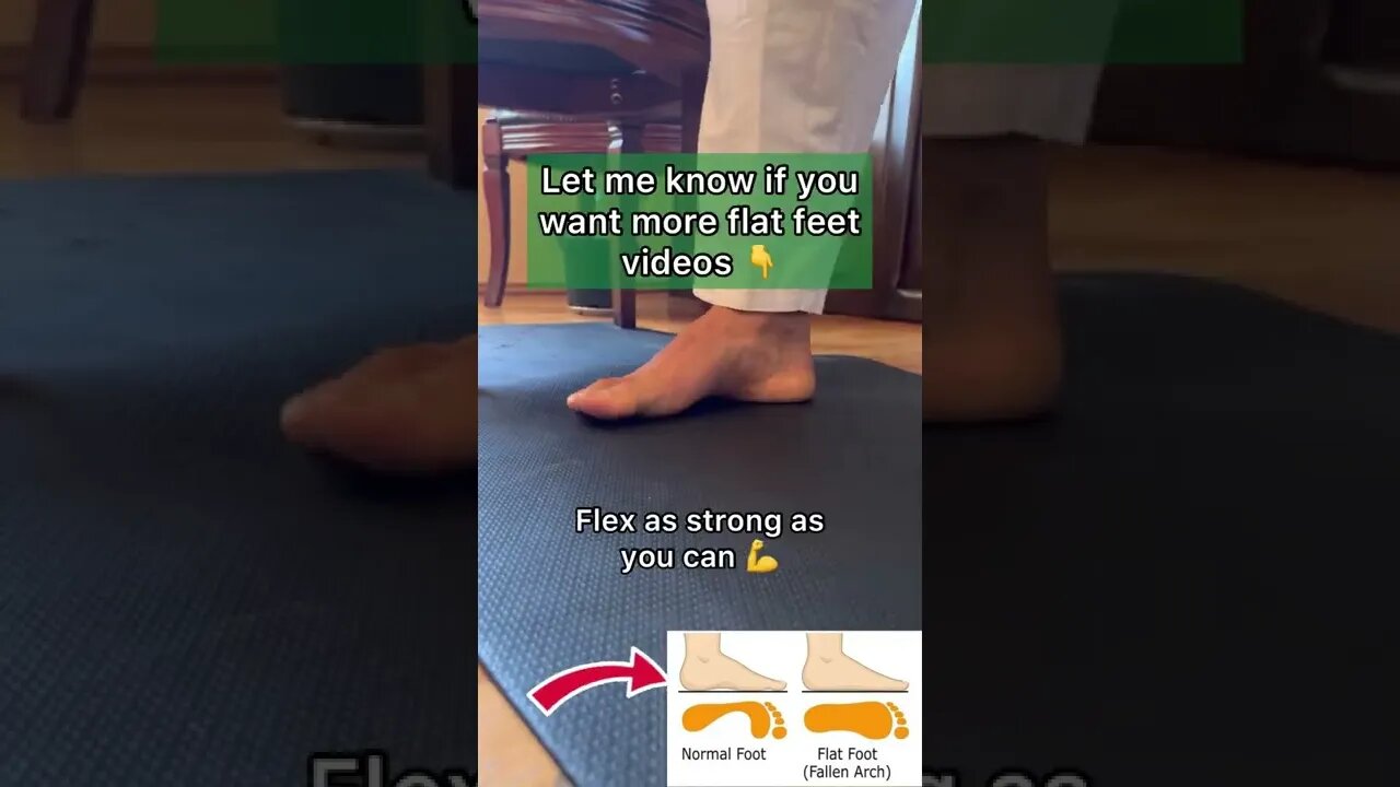 Got Flat Feet? Do this 👇