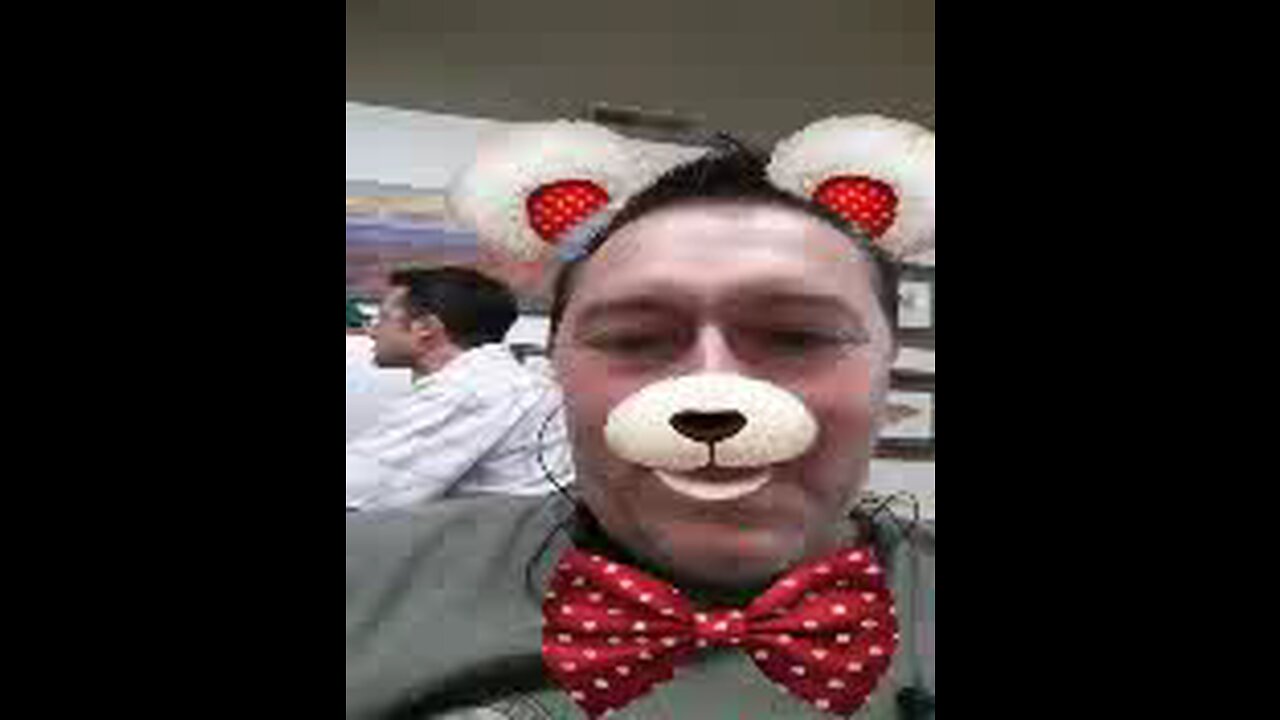 Funny hungry bear