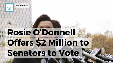 Rosie O’Donnell Offers $2 Million To Senators To Vote Against Tax Cuts, Then Ben Shapiro Speaks Up