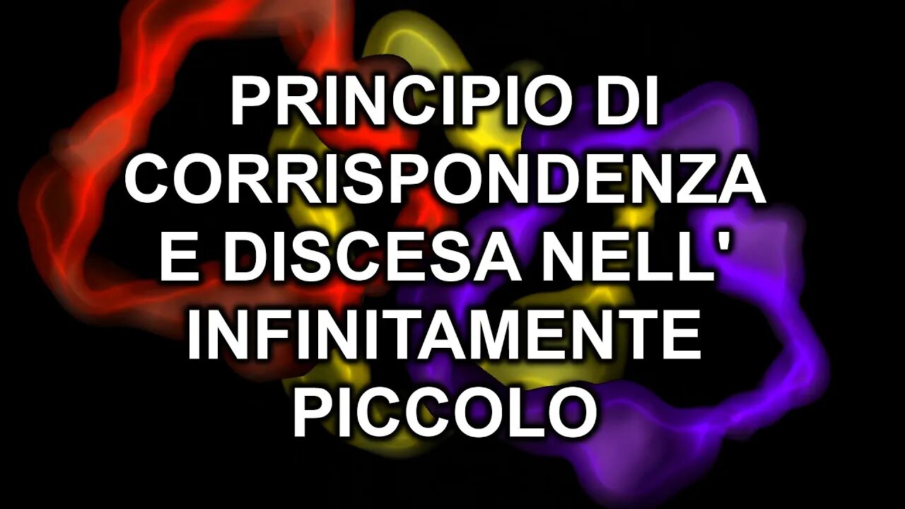 Principio di corrispondenza e discesa nel mondo microscopico - Per quelli che... "esiste una logica"