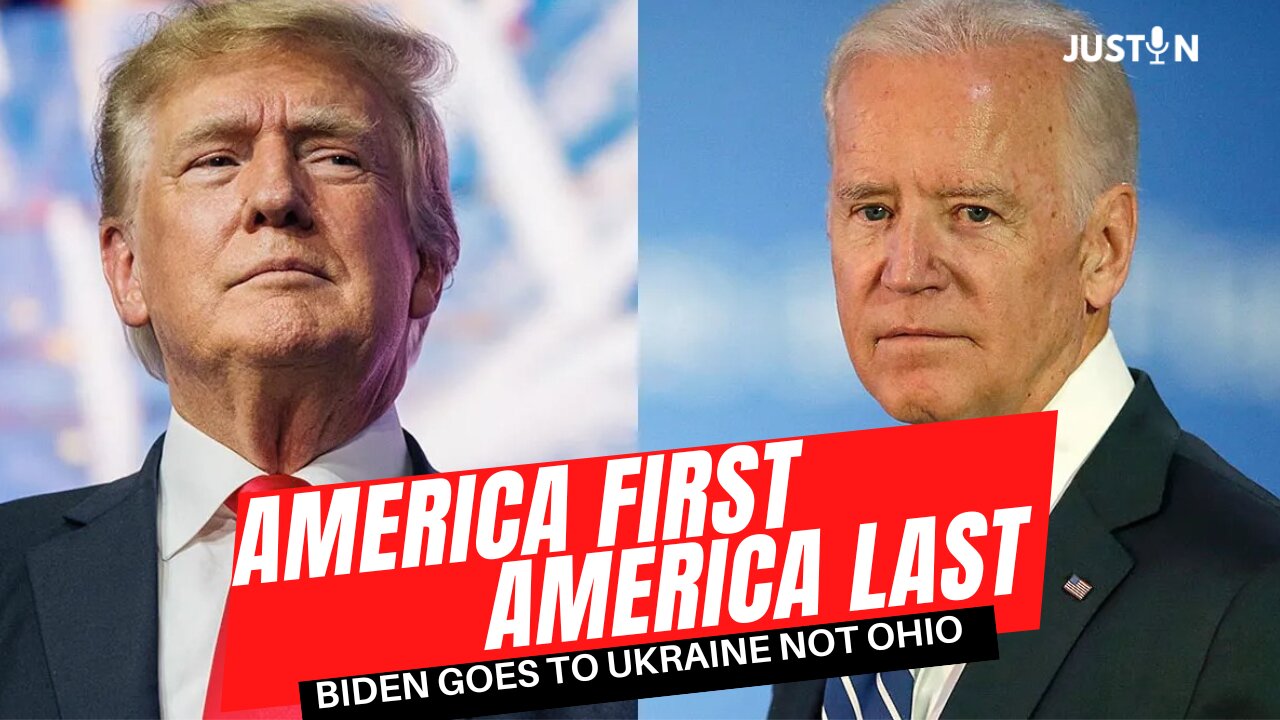 America Last vs America First: Biden goes to Ukraine, Trump headed to Ohio