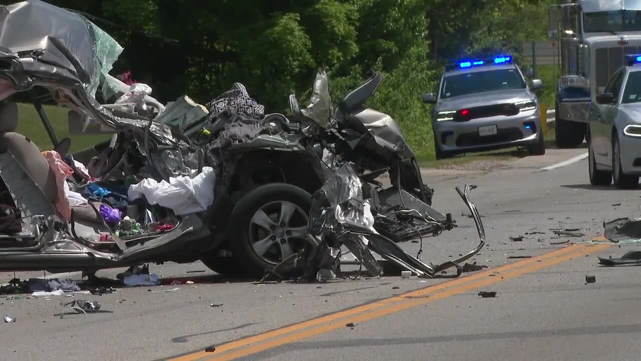 16-year-old girl killed, woman seriously hurt in crash with semi