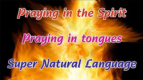 The Holy Spirit. "Covet to prophesy, and forbid not to speak in tongues."