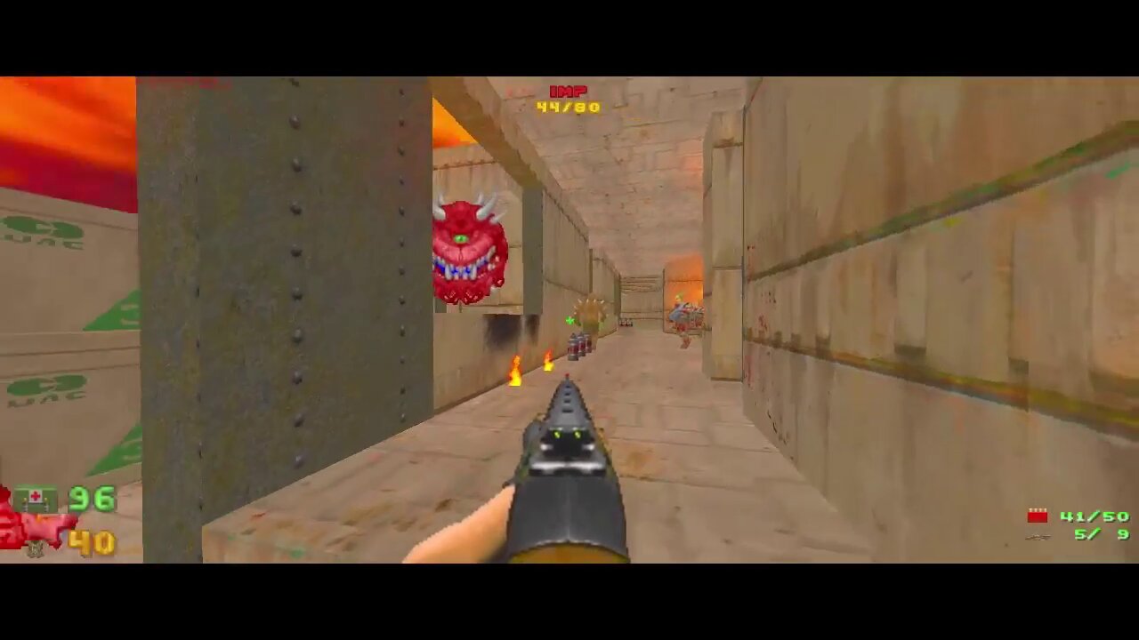 Brutal Doom - Ultimate Doom - E4M9 - Fear (Secret Level)