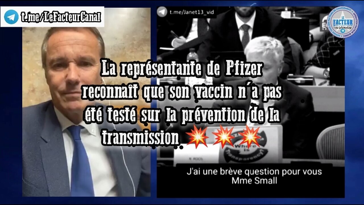 Pfizer reconnaît que son vaccin n'a pas été testé sur la prévention de la transmission