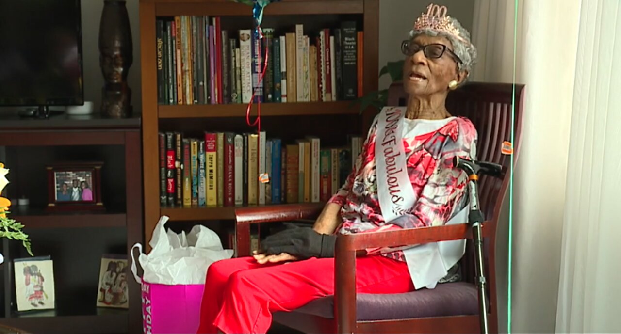 'It's a different life getting to that age': Baltimore woman hits milestone 100th birthday