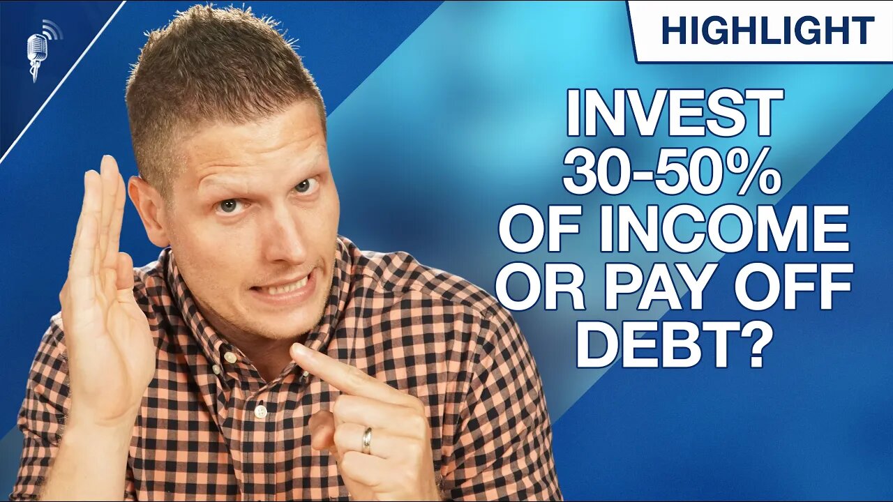 Should I Continue Investing 30-50% of My Income or Pay Off Debt?