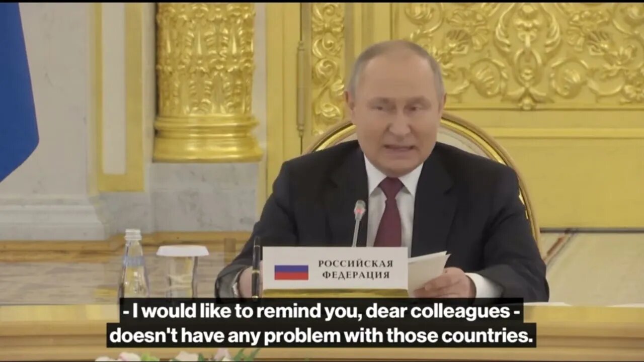 Putin says that he has no problem with Finland and Sweden