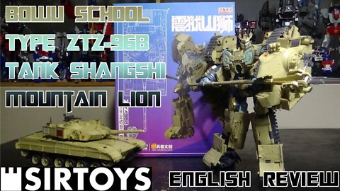 Video Review for Bowu School - Type ZTZ-98B - Tank Shangshi - Mountain Lion