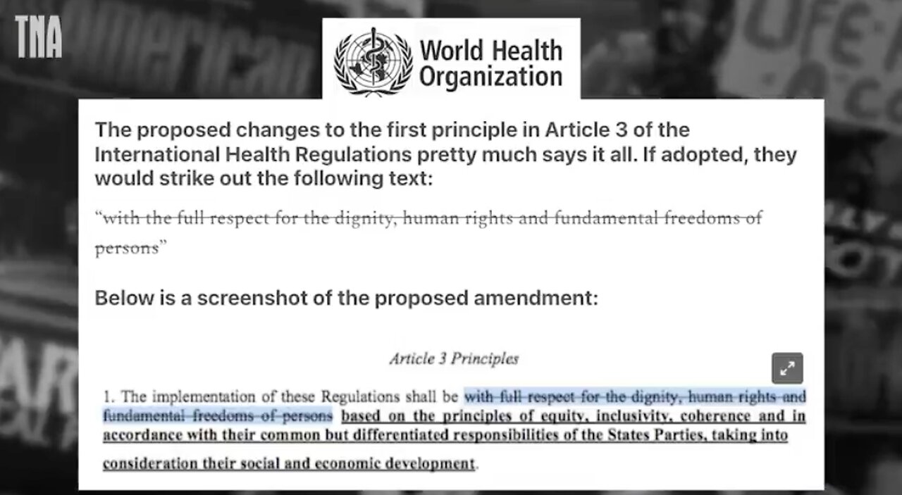 UN Seeks to Delete Human Rights from World Health Regime