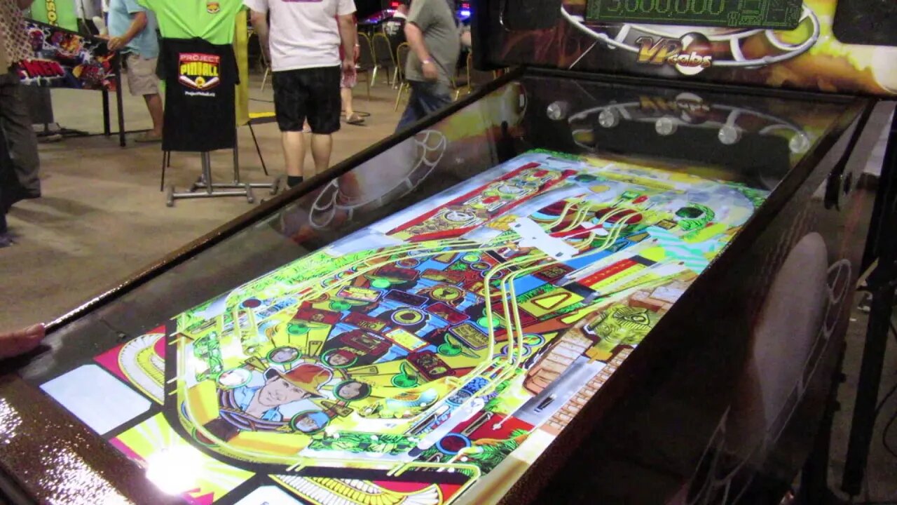 A Virtual pinball demo at Pintastic NE