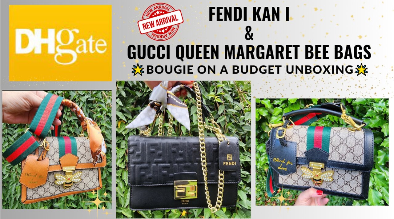 😭 My DHgate Fendi Kan I & Gucci Queen Margaret Bee Dupe Bags Came Smashed! Could I Fix Them?