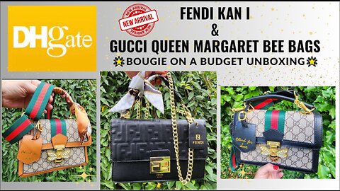 😭 My DHgate Fendi Kan I & Gucci Queen Margaret Bee Dupe Bags Came Smashed! Could I Fix Them?