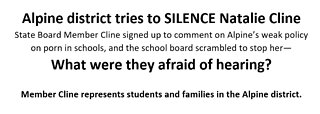 Alpine School District tries to SILENCE Natalie Cline