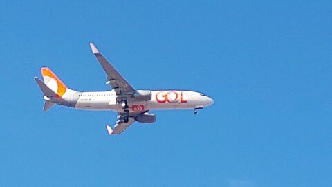 Boeing 737-800 PR-GGE vindo do Recife para Fortaleza