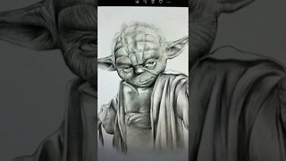 Yoda Star Wars Sketch - I Want To Draw ✍️ Yoda - Idea Shorts 🎯