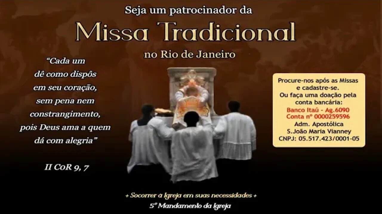 XVI Domingo depois de Pentecostes - 12/09/2021 Missa das 8:30