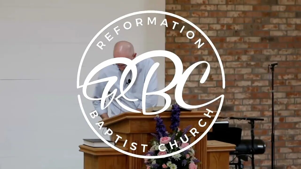 Reformation Baptist Church 5 year Anniversary Celebration, Speaker: Jason Dohm