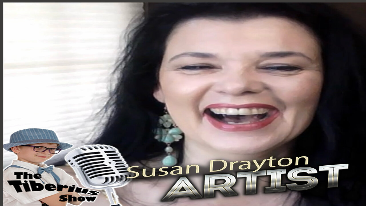 How To Be An Artist? Tiberius Chats With Susan Drayton Kid Podcaster #Podcast