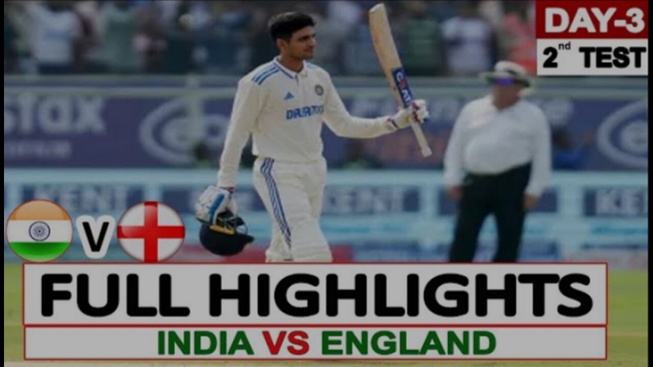 India Vs England 2nd Test Match 2024 | Day 3 Full Highlights