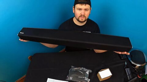 There IS NOT STATIC NOISE! Wohome TV Soundbar with Built-in Subwoofers 38-Inch 120W Support HDMI-ARC