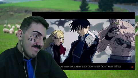 PASTOR REACT Rap do Roy Mustang (Fullmetal Alchemist) | Alquimista das Chamas | Enygma 71