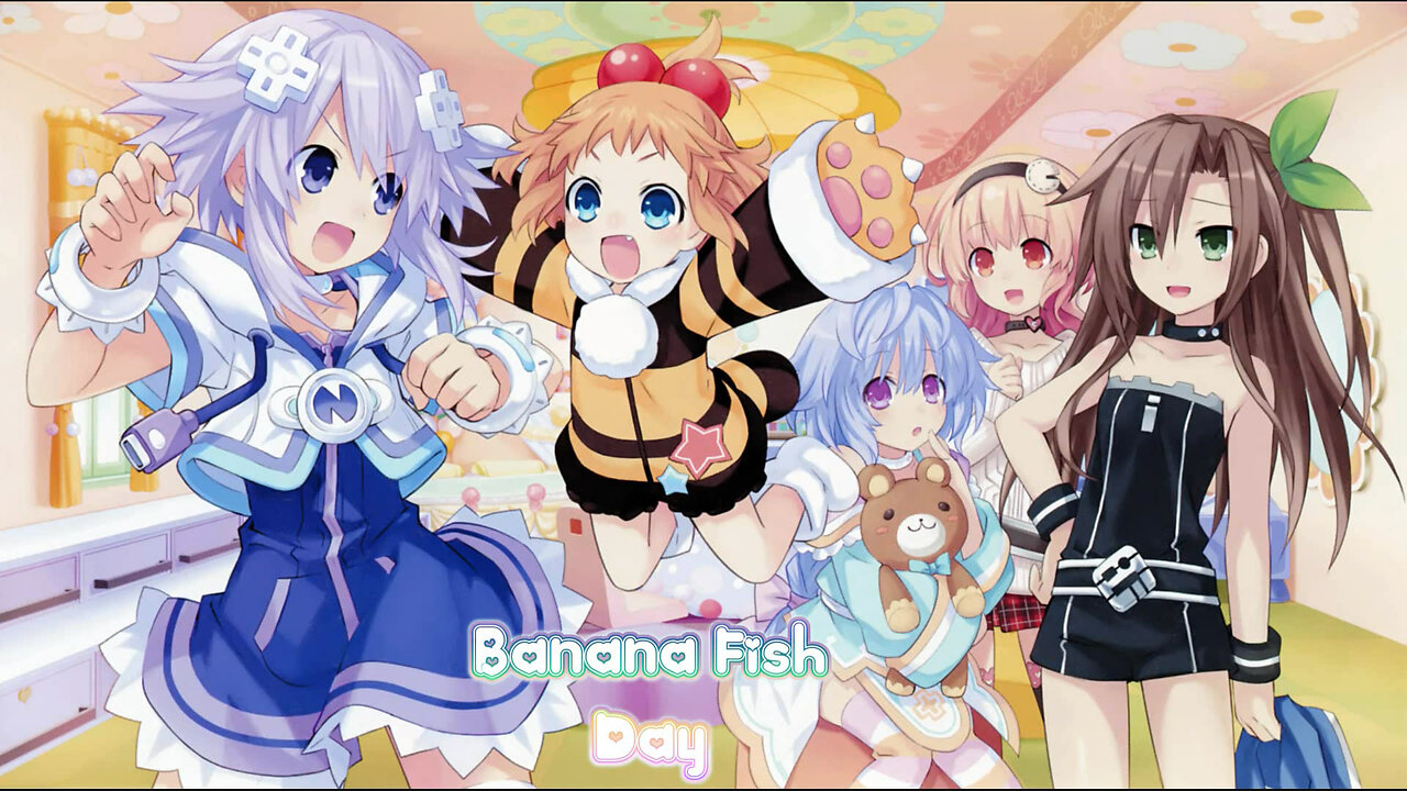 Hyper Dimension Neptunia: Neptune X Peashy AMV - Banana Fish Day [Reupload]