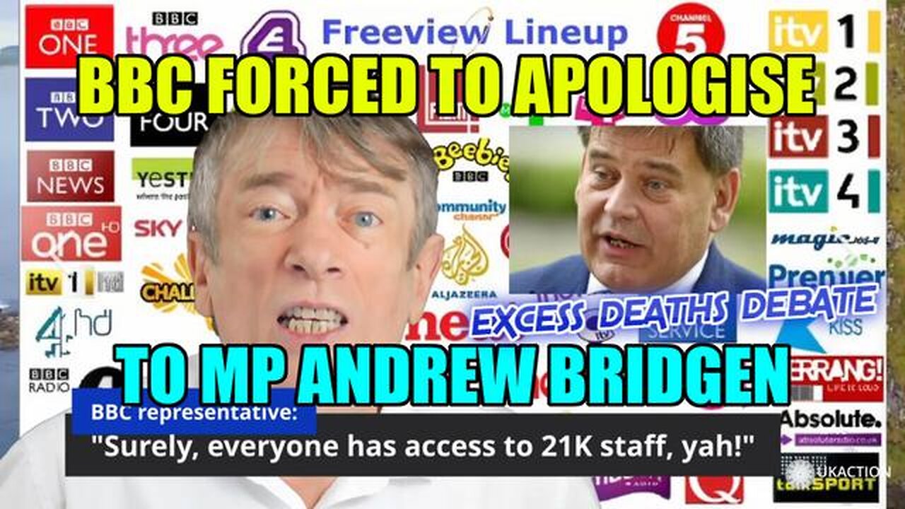 THE BRITISH BULLSHIT CORPORATION (BBC) FORCED TO APOLOGISE TO ANDREW BRIDGEN