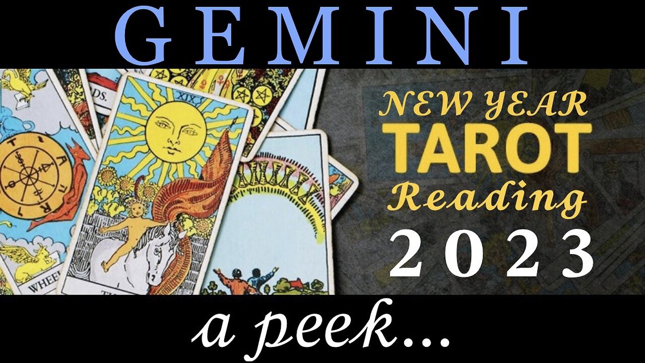 GEMINI — 2023 🎆 a Peek! 👨‍🦳👶👨‍🦰