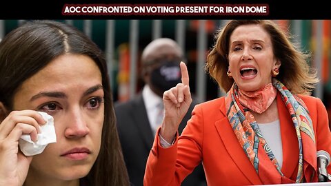 AOC Confronted On Voting Present For Iron Dome