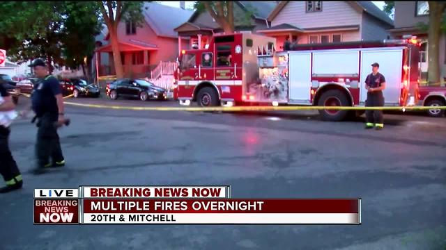 Multiple fire break out overnight