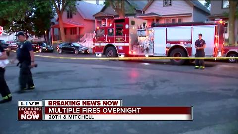 Multiple fire break out overnight