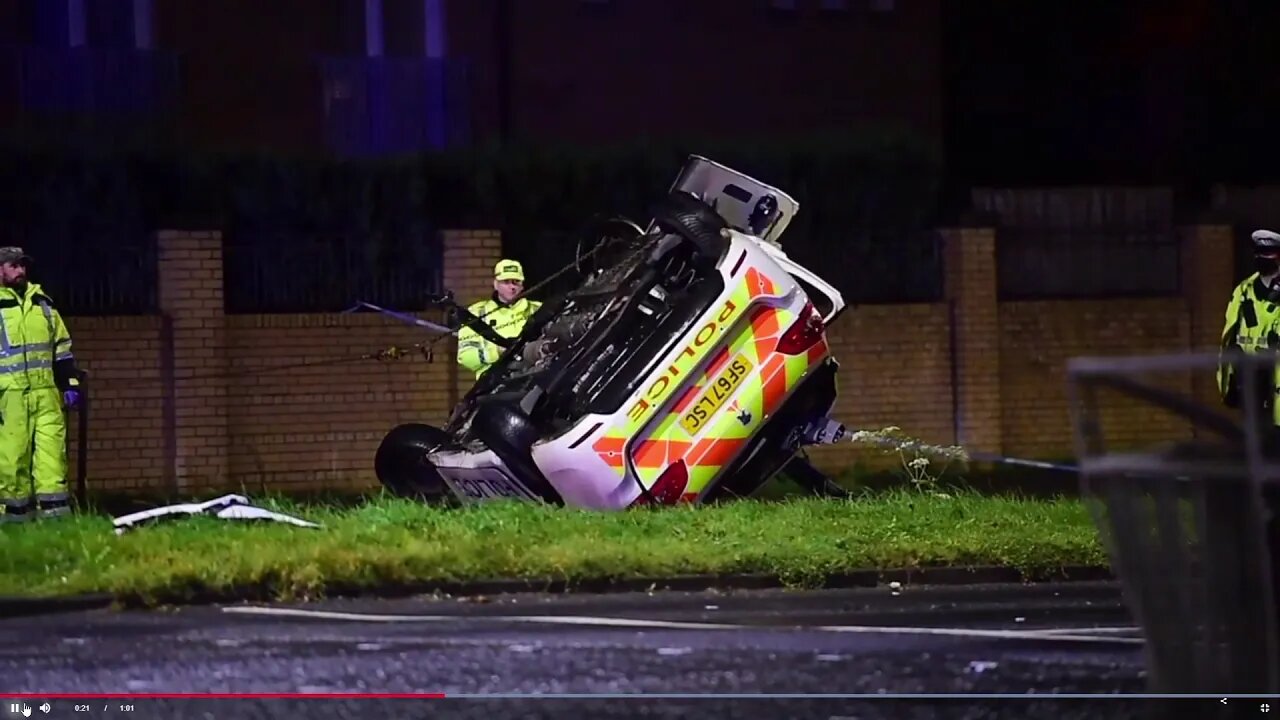 POLICE CHASE CRASH