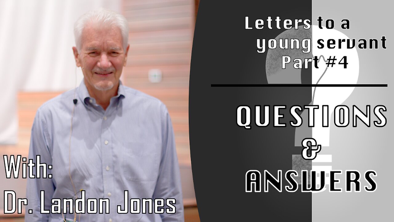 Letters to a young servant part #4 | Wednesday night Bible study
