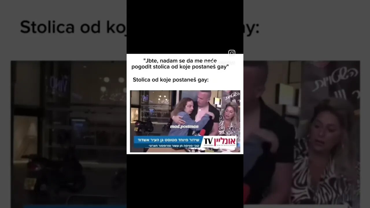 Stolica od koje postaneš gay #madpostman #fyp #shorts