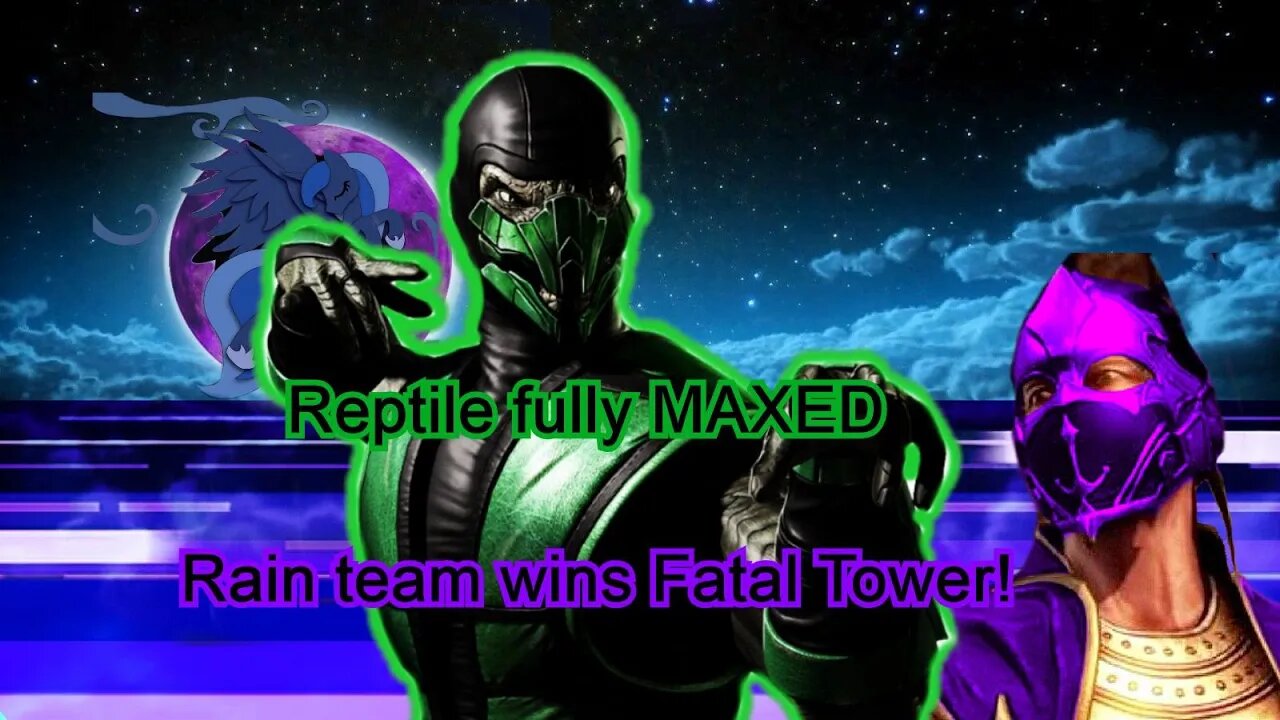 Klassic Reptile is MAXED! / Rain team beats Fatal Tower / Won Klassic Smoke & Subzero / MKXI mobile