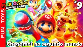 Mario + Rabbids Kingdom Battle #9 - Chegamos no SEGUNDO MUNDO com inimigos bem mais difíceis!