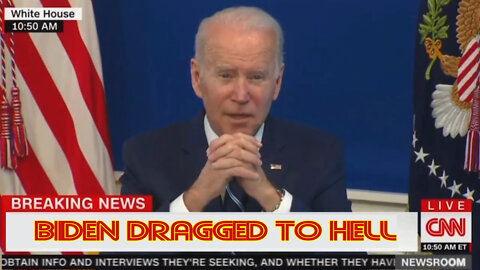 Biden dragged to HELL