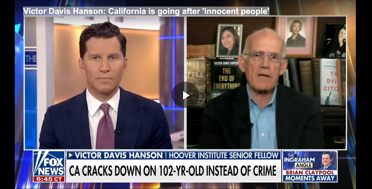 Victor Davis Hanson: California is going after 'innocent people'