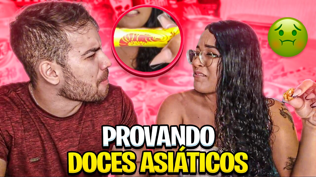 Provando doces do Japão com meu namorado /doces asiáticos