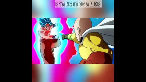 GOKU VS SAITAMA !! Luta ÉPICA // fan animantion