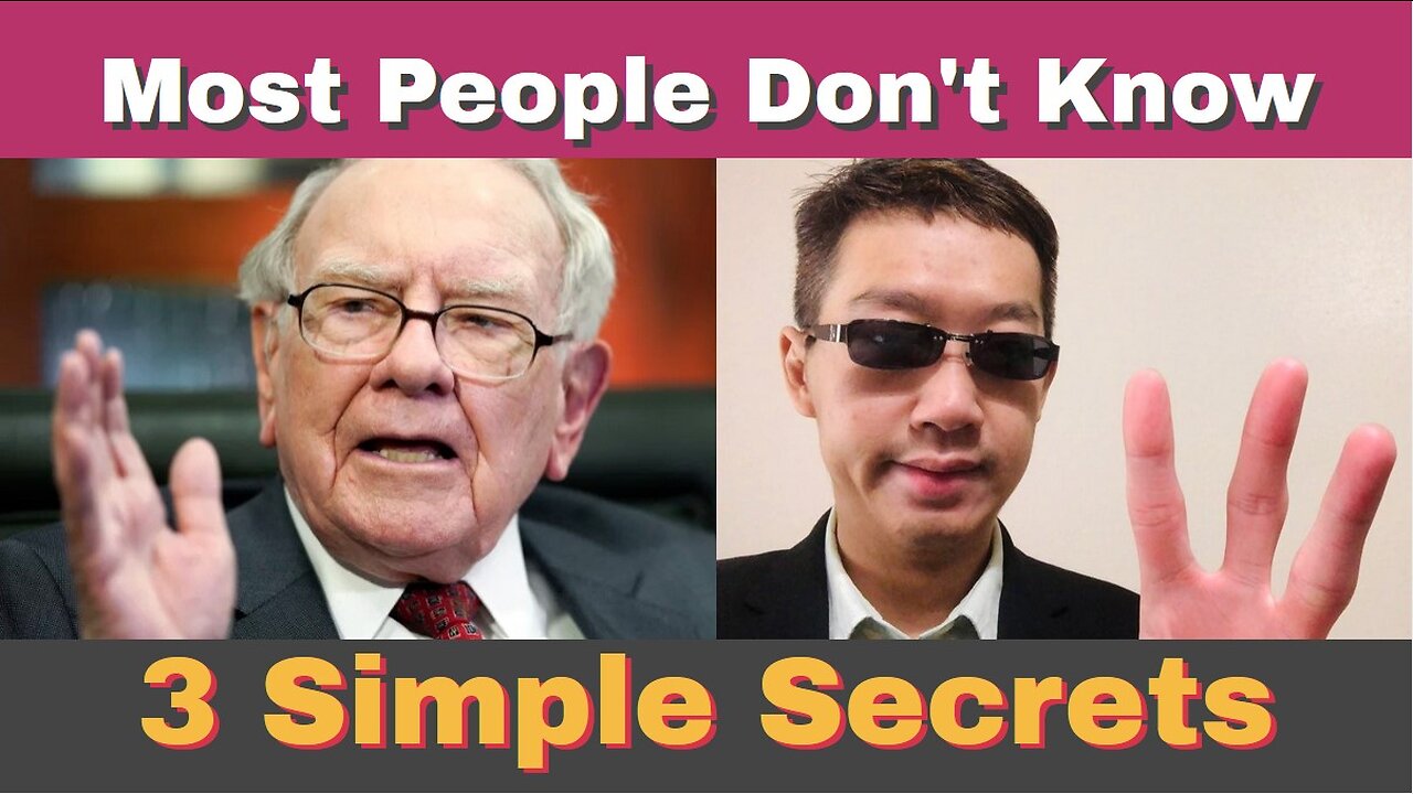 💰Warren Buffett's 3 Simple Investing Secrets Most People Don't Know