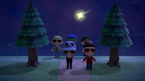 Animal Crossing: New Horizons - Meteor Shower with the BOYS