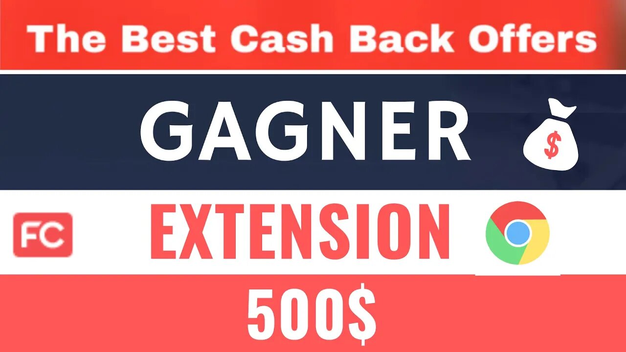 Gagner de l'argent en cashback extension chrome de fatcoupon