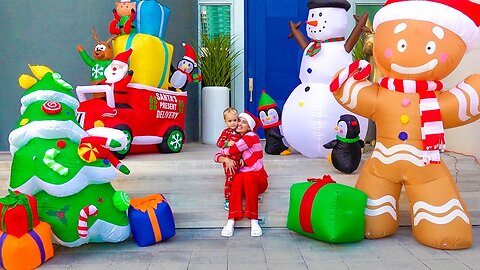 Vlad and Niki's family are preparing for Christmas and decorating their house