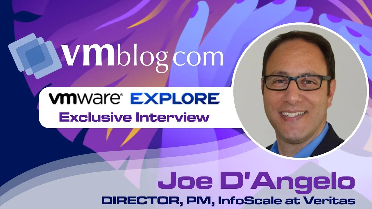 #VMwareExplore 2022 Veritas Video Interview with VMblog (Enterprise Data Management)