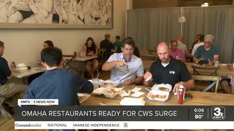 Omaha restaurants ready for CWS surge